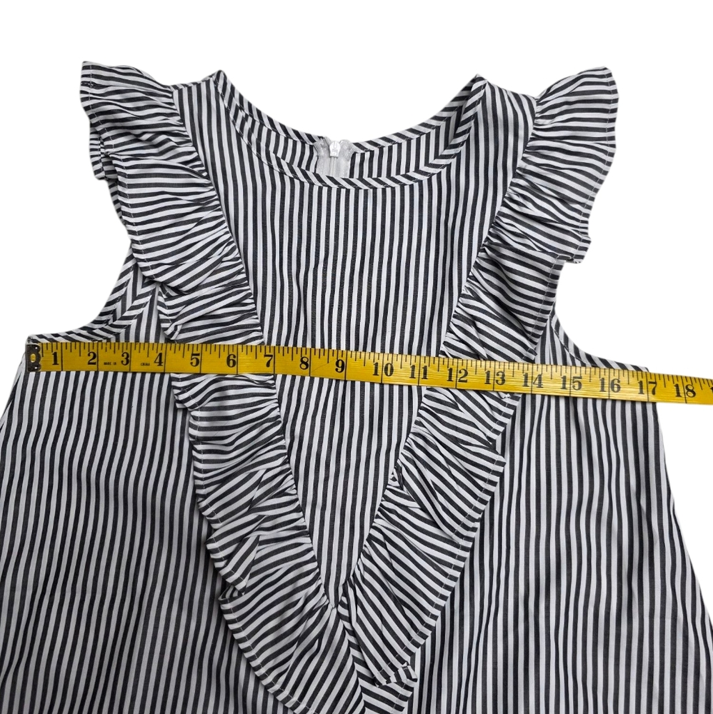 Striped Ruffle Dress - Picture 12 of 16
